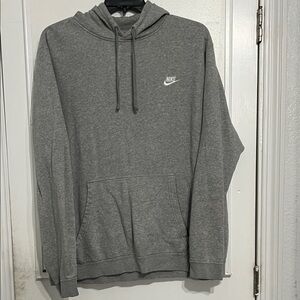 Nike Men's Heather Gray Hoodie